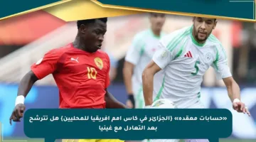 «حسابات معقدة» {الجزائر في كأس أمم إفريقيا للمحليين} هل تترشح بعد التعادل مع غينيا
